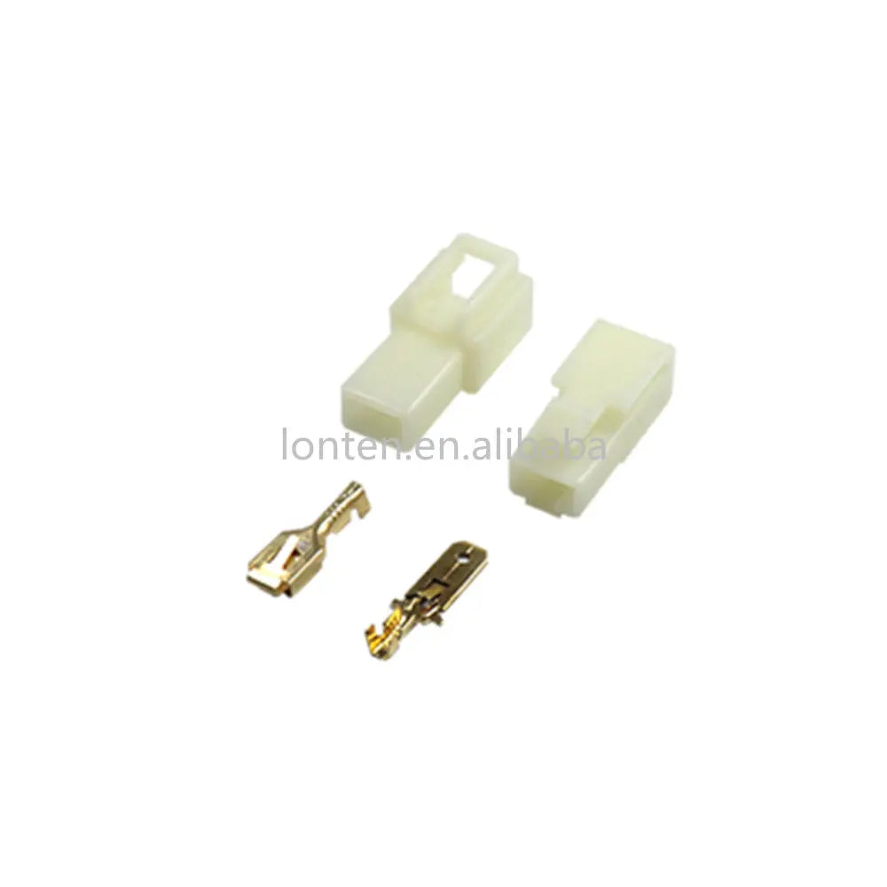 Custom Custom 10 sets 6.3mm connector 1P/2P/3P/4P/6P/9P pin Electrical 6.3 Connector Kits Male Female socket plug for Motorcycle Car Manufacturer