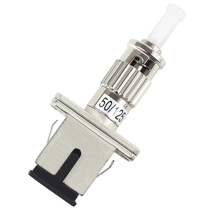 Custom 5PCS ST-SC multimode adapter Connecter ST to SC flange adapter ST-SC Square metal Fiber Optic Adapter Fiber Optic coupler Manufacturer