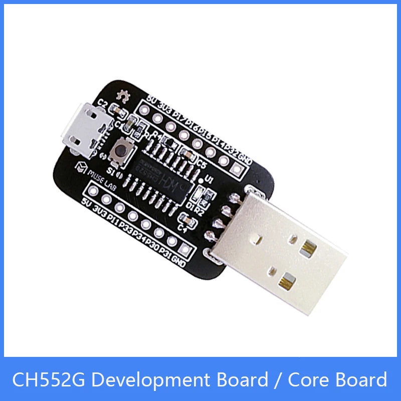 Custom CH552G Development Board / Core Board 8051 USB Microcontroller CH551G / CH552G / CH554G WCH Manufacturer