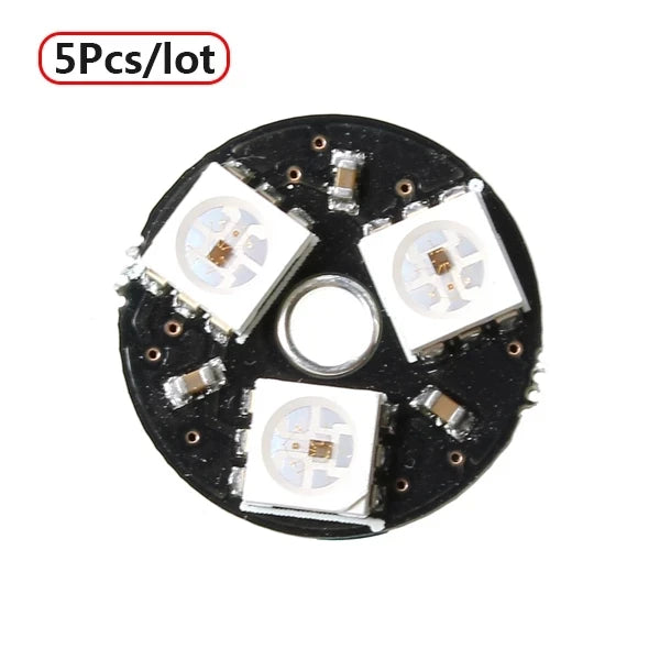 Custom 5Pcs/lot CJMCU-3bit WS2812 RGB LED Full Color Drive LED Light Circular Smart Development Board For DIY Manufacturer