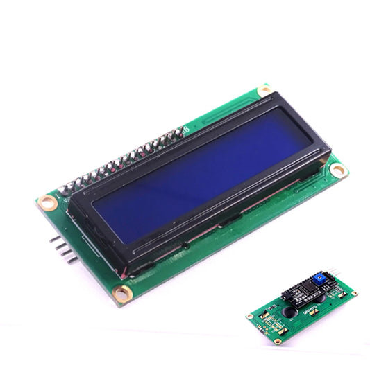 Custom LCD1602 + I2C Lcd 1602 Module Blauw/Geel Groen Scherm Iic/I2C LCD1602 Iic LCD1602 Adapter plaat Manufacturer