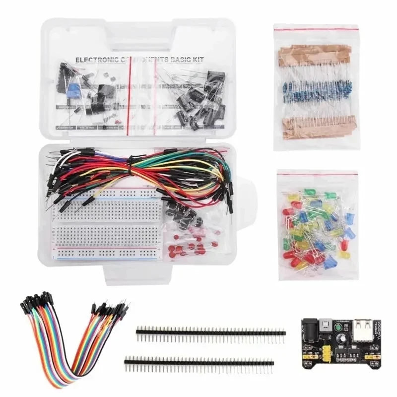 Custom 200pcs Electronics Component Basic Starter Kits Resistor Buzzer Capacitor LEDs with plastic storage box Geekcreit for Arduinos Manufacturer