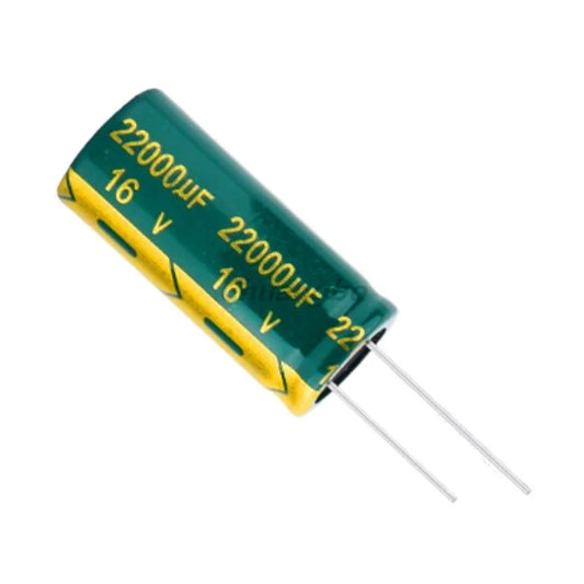 Custom 5PCS-20PCS 16V22000UF 18*25 18*40 22000UF 16V Low ESR/Impedance high frequency aluminum electrolytic capacitor size Manufacturer