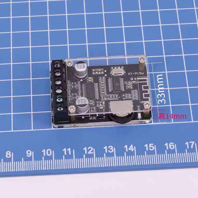 20W*2 Digital Audio Stereo Amplifier with Case DC12-24V Dual Channel Small Stereo Amp  amplifier board pcb assembly
