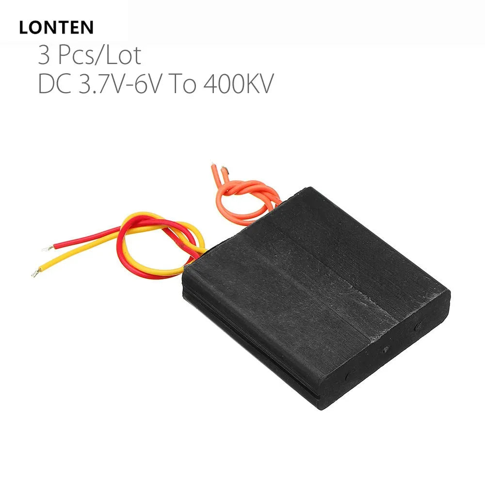 Custom Lonten 3Pcs/lot DC 3.7V-6V To 400KV Small Volume High Voltage Module Manufacturer