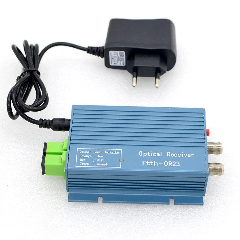 Custom CATV optical receiver mini node with WDM with 2 output port 1550nm Fiber Optic equipment Receiver sc core AGC micro ftth node Manufacturer