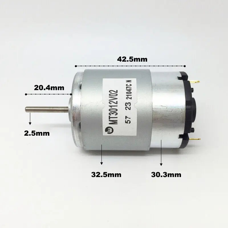 Custom Micro Small 30LYT1243A RS-450 Carbon Brush Motor DC 9V-15V 12V 4409RPM for Car Massage Seats Waist Air Pump Manufacturer