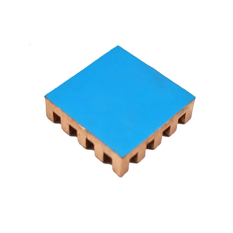 Custom 5pcs Pure Copper Mini Heat Sink Memory RAM Adhesive Back Cooling For VGA MOS GPU IC Chipset Radiator Cooler Heatsink 14x14x4mm Manufacturer