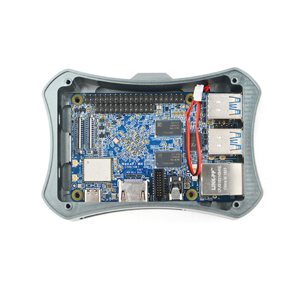 NanoPi M4V2 CNC Metal Case Combo Rockchip FriendlyELEC RK3399 SoC 2.4G &amp; 5G dual-band WiFi+ 4.1 Ubuntu Android Custom PCB customize