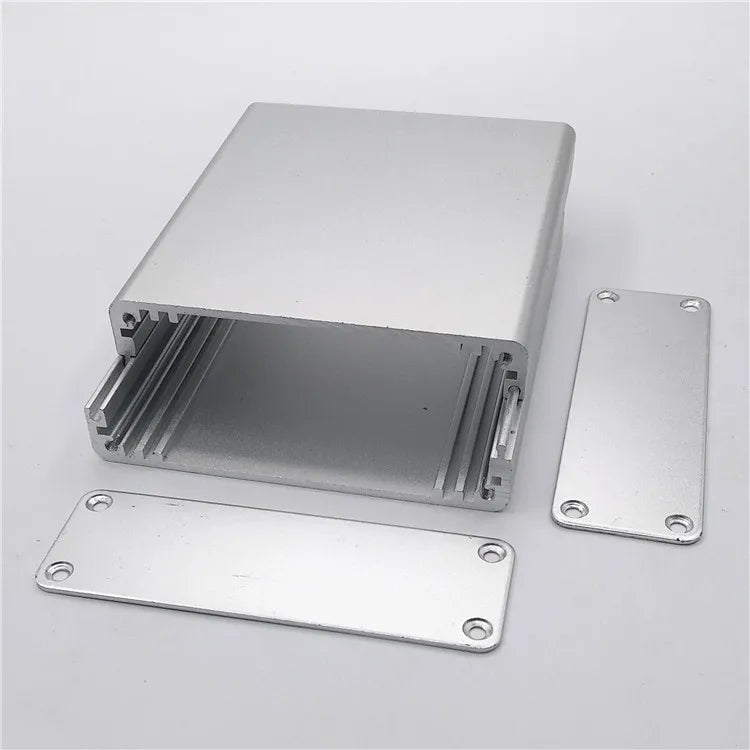 Custom Sliver/Black color aluminum housing case for electronics project case 29(H)x90(W)x100(L) mm Manufacturer