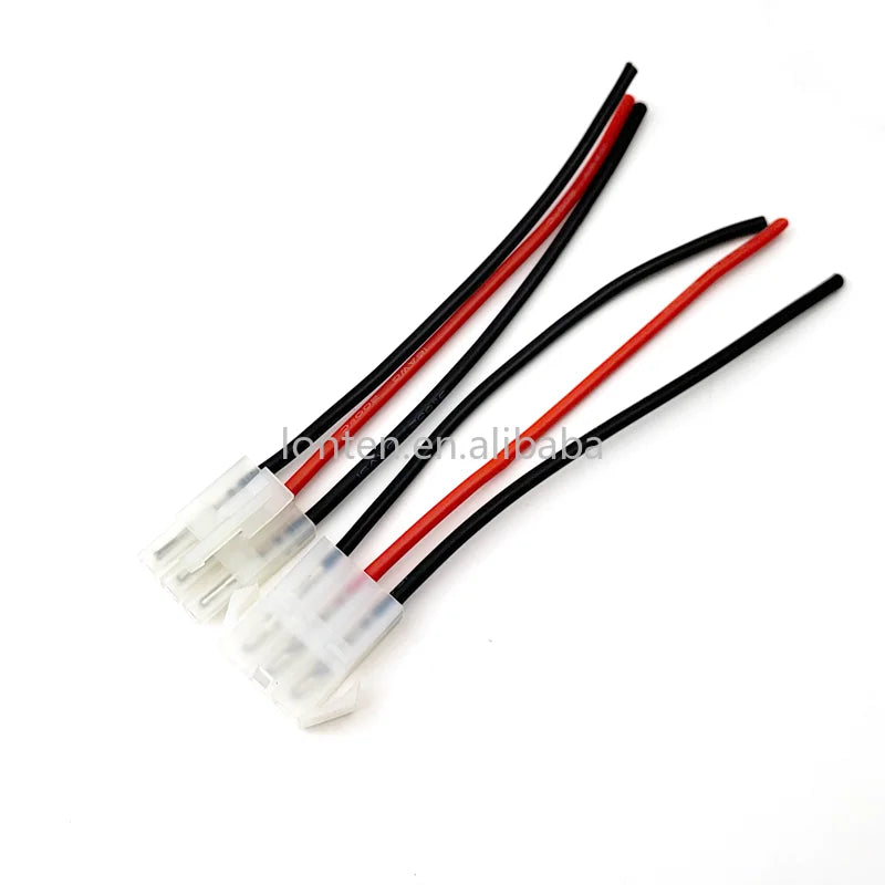 Custom 1 Pairs Tamiya Big Style 1P/2P/3P/4P Battery Connector Male & Female Plug with 16AWG Silicone Wire Adaptor Manufacturer