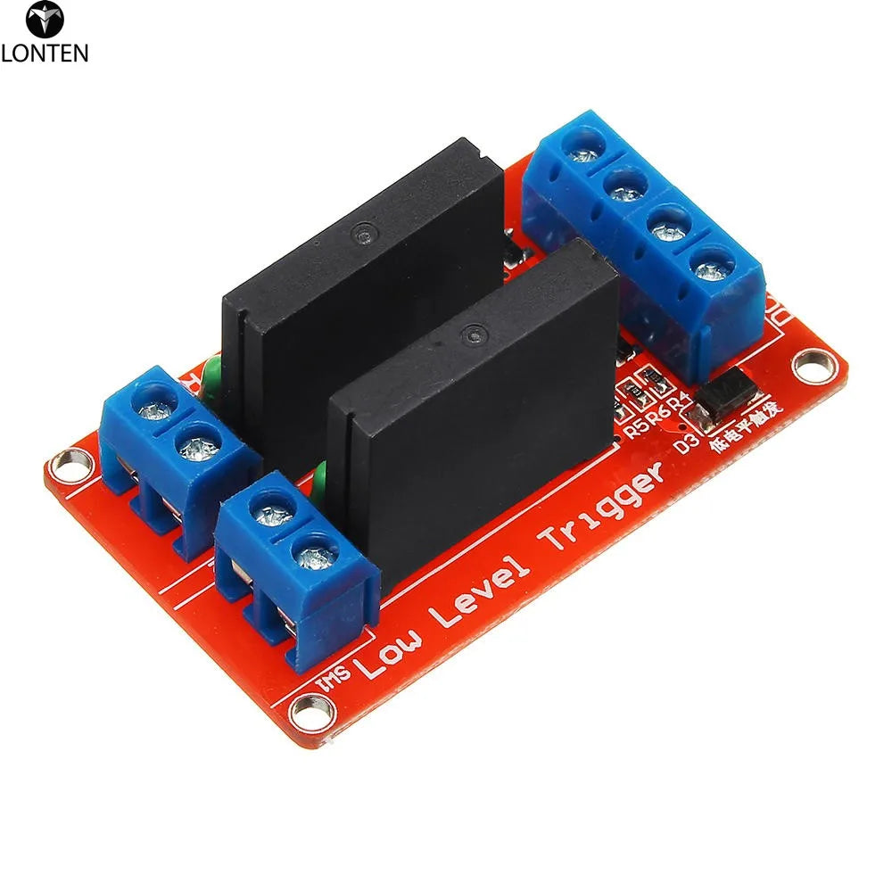 Custom China Shenzhen OEM PCB printed circuit board electronic assembly 5v 2ch Two way Solid State Relay Module Manufacturer