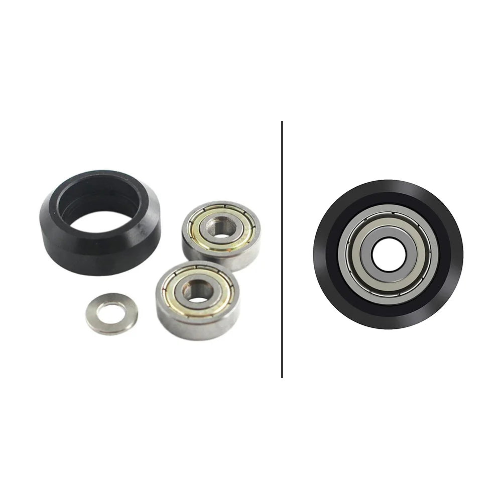 Custom 5Set CNC Plastic wheel pom with 625zz idler pulley gear passive round wheel perlin wheel for Ender 3 CR10/10S TT-5.5 Manufacturer