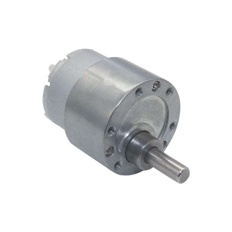 Custom DC 6V~12V 640RPM Large Torque Micro Full Metal Steel Gearbox Gear Reducer Motor Large Torque D-shaft DIY Robot Car Manufacturer