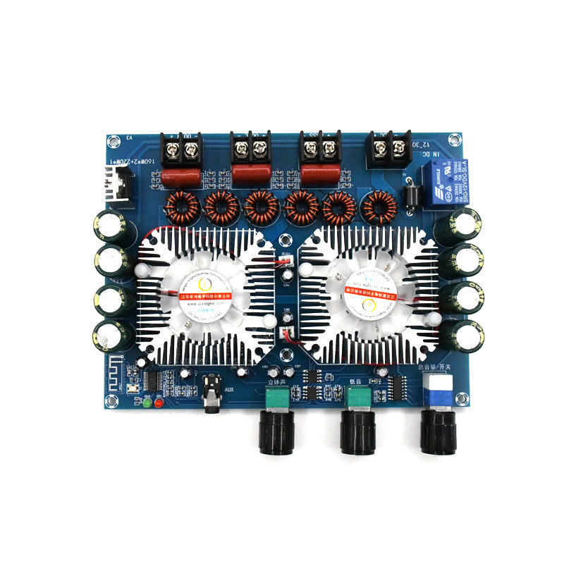 TDA7498E 2*160W+220W  5.0 Power Subwoofer Amplifier Board 2.1 Channel Class D Home Theater audio amplifier Amp pcb assembly customize