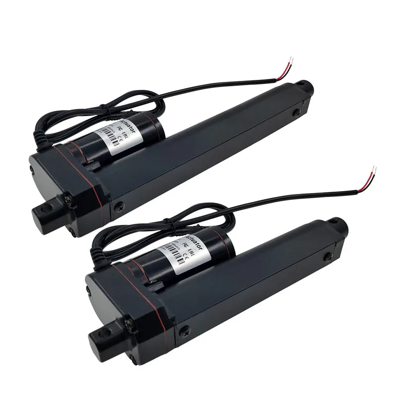 Custom Linear Actuator 12V 24V 50mm 100mm 150mm Stroke Linear Drive Electric Motor Linear Motor Controller 50/100/300/500/700/2000N Manufacturer