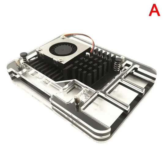 Custom New For Raspberry Pi 5 4GB/8GB Acrylic Case Support Installation Official Active Cooling Fan For Raspberry Pi 5 Manufacturer