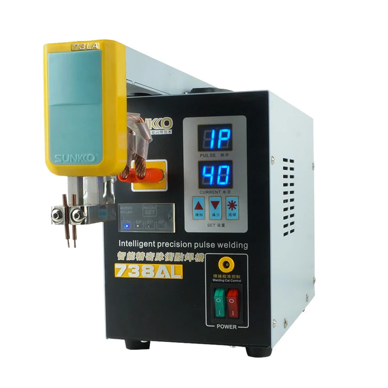 Custom 738AL Spot Welding Machine New Upgraded Telescopic Arm Handheld Spot Welder 18650Battery Weld Precision Pulse Spot Welder Manufacturer