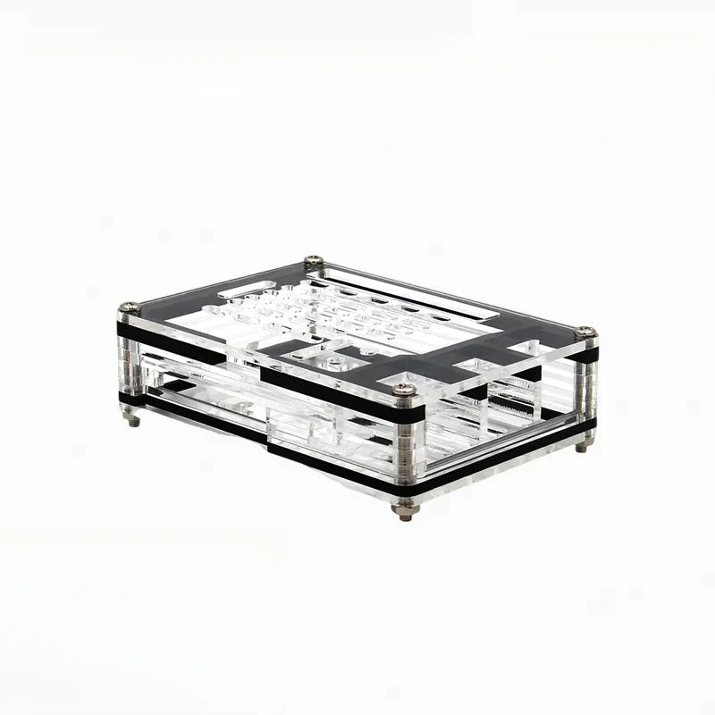 Custom 4GB/8GB Raspberry Pi 5 Acrylic Shell 5 Case for Electronic Components