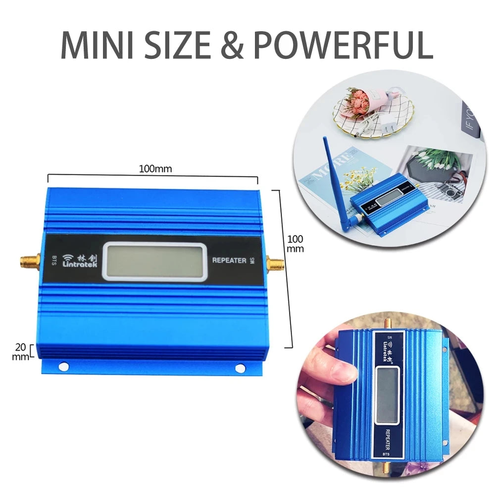 Custom 2G Full Set GSM 900 mhz Mobile Signal Booster LCD Display GSM 900 better call Cell Phone Cellular Repeater Amplifier+ Antenna Manufacturer