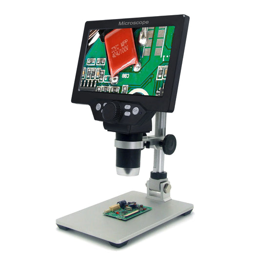 Custom Custom 7 Inch LED Light Digital USB Microscope Camera Video Recorder PC View Rechargeable Coin PCB Welding Circuit Board Manufacturer