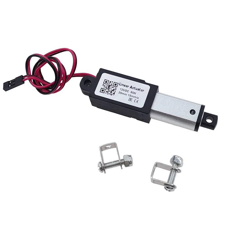 Custom DC 12V Mini Electric Linear Actuator 10/15/20/25mm Stroke Micro Push Rod Putter 30N 60N 100N 150N Motor Controller Manufacturer