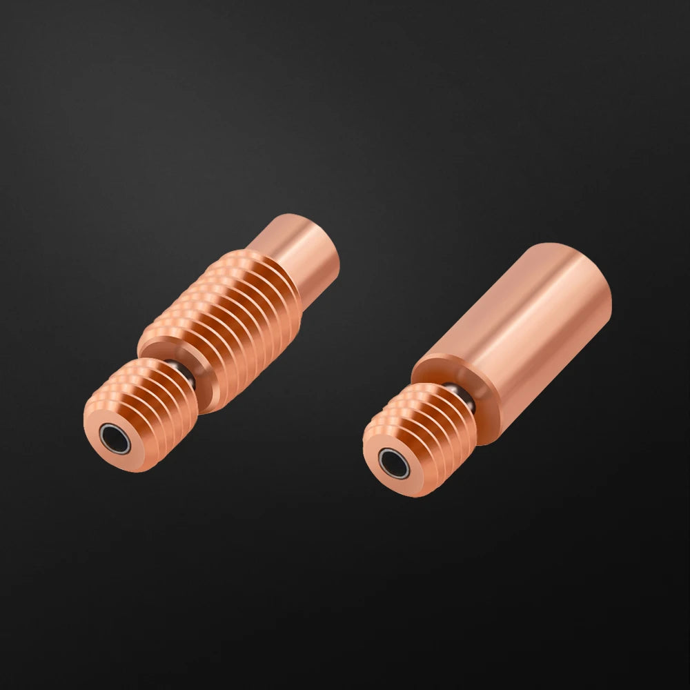 Custom All-Metal NF V6-Crazy Heat Break Copper &amp; Stainless Steel 3D Printer Nozzle Throat For 1.75mm E3D V6 HOTEND Heater Block Manufacturer