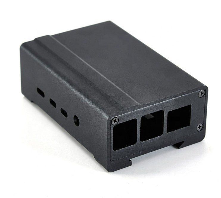 TF sd card Closed Industrial Raspberry Pi Case Aluminum Alloy Enclosure Case + Fan + Heat sink enclosed  LT-4BA12 customize