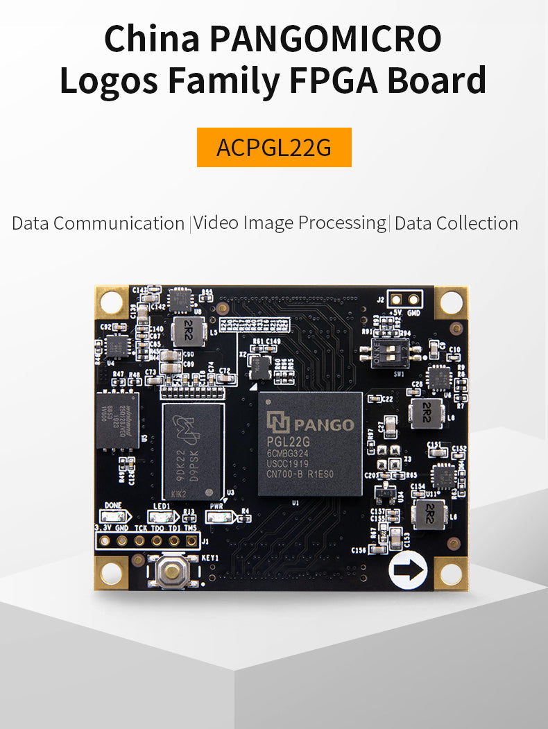 SoM ACPGL22G: PANGOMICRO Logos PGL22G FPGA System on Module Custom PCB wireless powetbank pcba customize