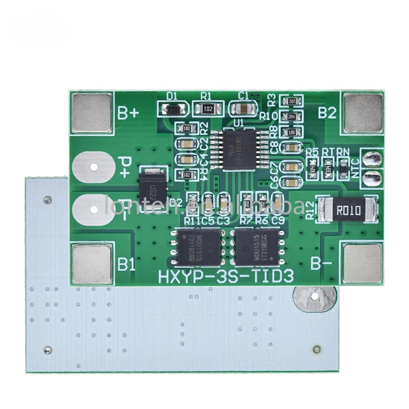 Custom 3S 10A Li-ion Lithium Battery 18650 Charger PCB BMS Protection Board 12V 11.1V 12.6V Prevent overcharge Manufacturer
