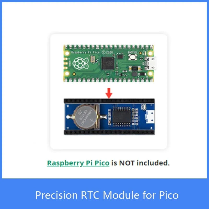 Custom Custom Pico Precision RTC Module for Raspberry Pi Pico Onboard DS3231 Chip for RPI Pico Manufacturer