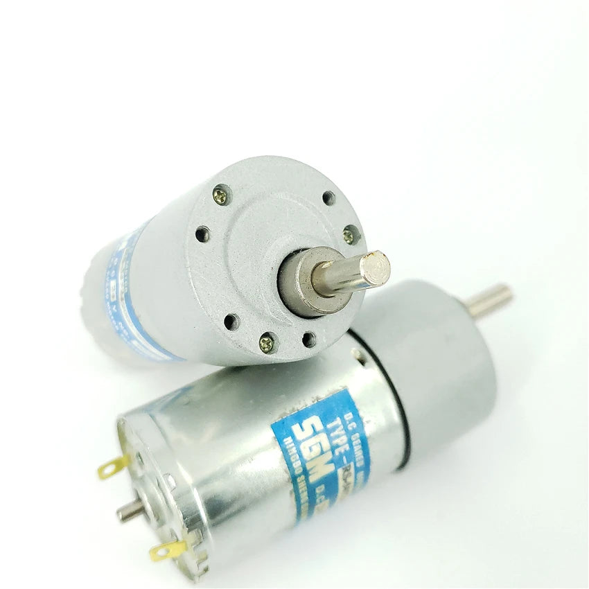 Custom S.G.M RS545 Geared Motor DC 12V-24V 270RPM Slow Speed Large Torque Full Metal Gearbox Small Electric Gear Motor D-shaft Manufacturer
