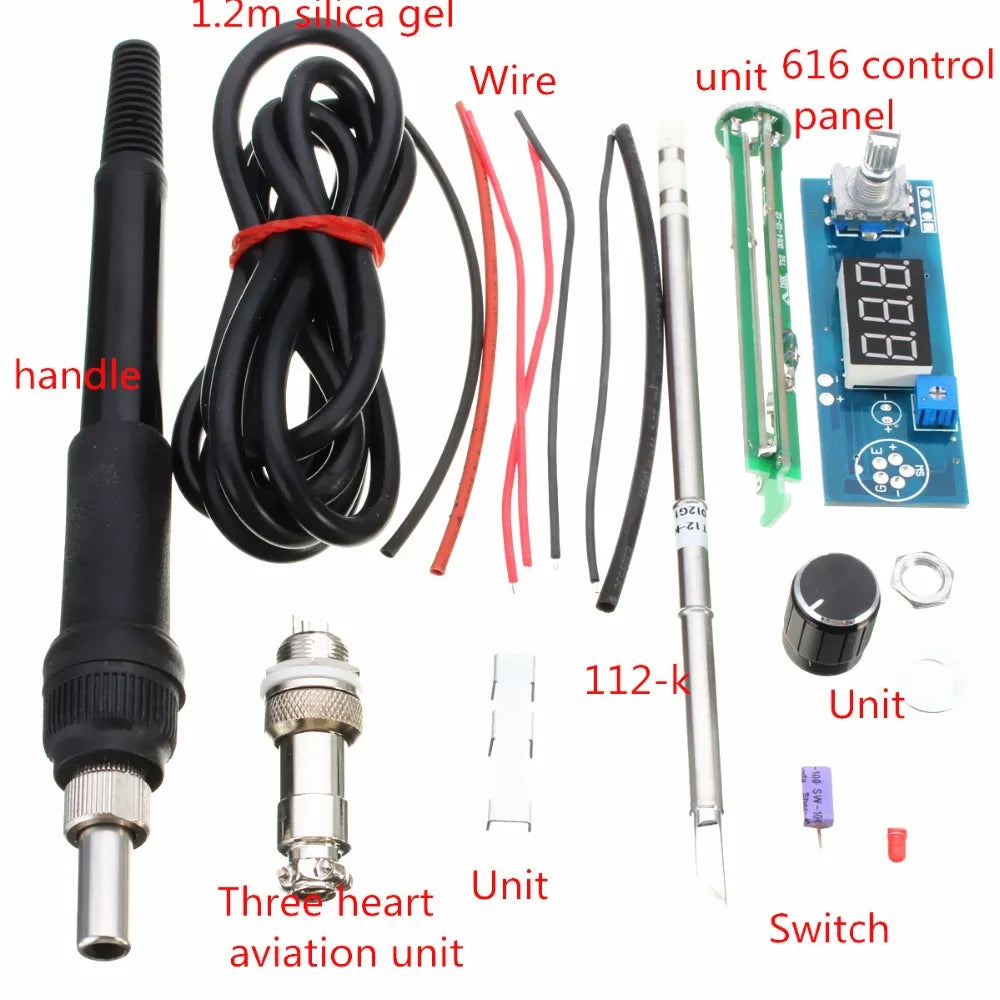 Custom Digital Soldering Iron Station Temperature Controller Kits T12 Handle Module Manufacturer