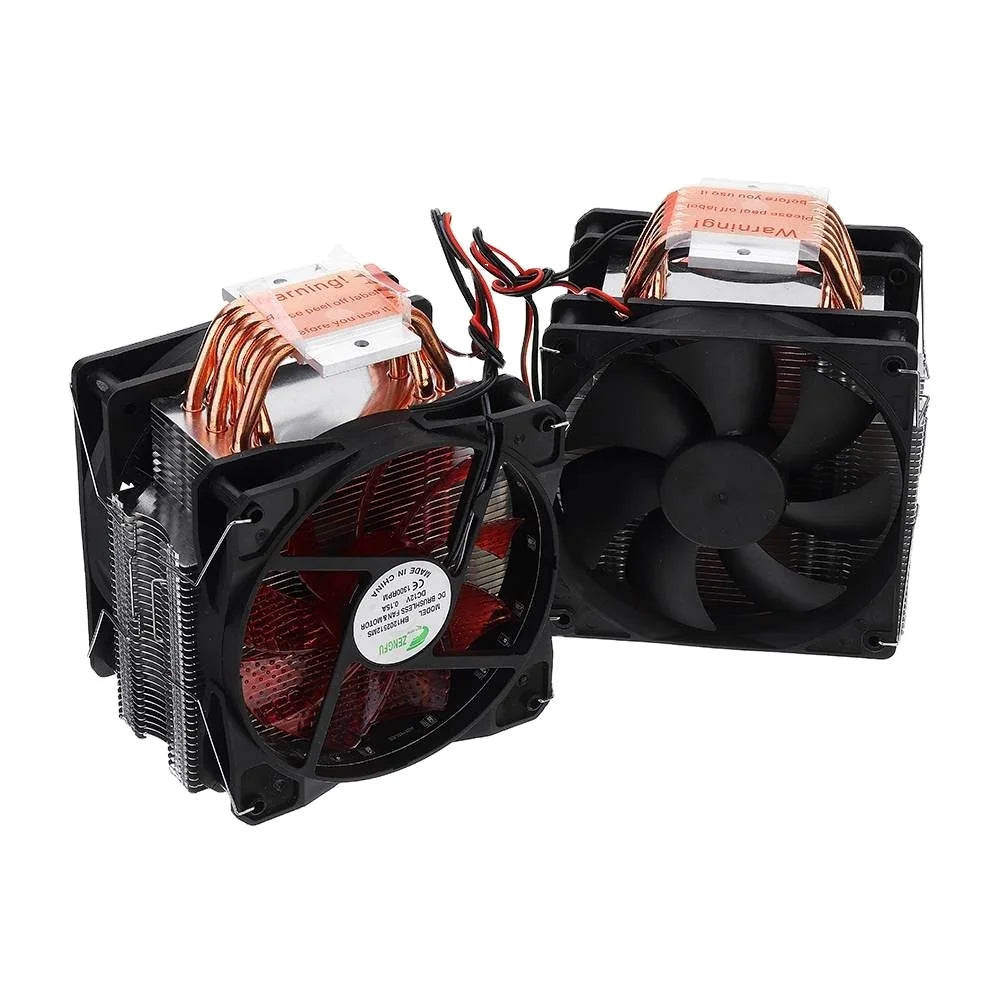 Custom Lonten NEW Dual-core Semiconductor Refrigeration DIY Small Air Conditioner With Power Supply Manufacturer