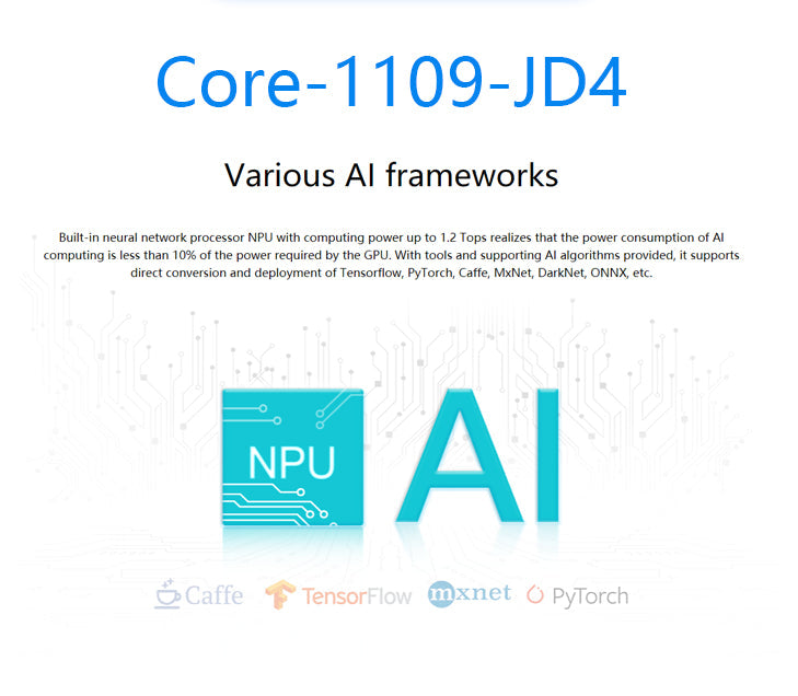 Core-1109-JD4 High-Performance AI Vision Core Board  1G+8G Custom PCB pcba lorawan embalagem pcba