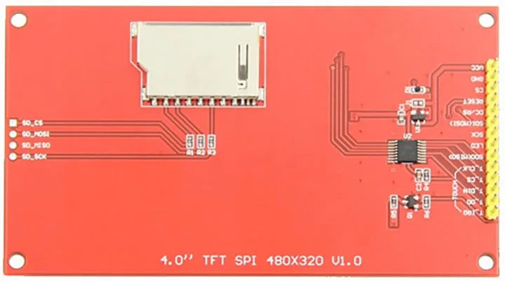 Custom 4.0 inch LCD 480*320 MCU SPI Serial TFT LCD Module Display Screen with Touch Panel Build-in Driver ST7796S/ILI9486 Manufacturer