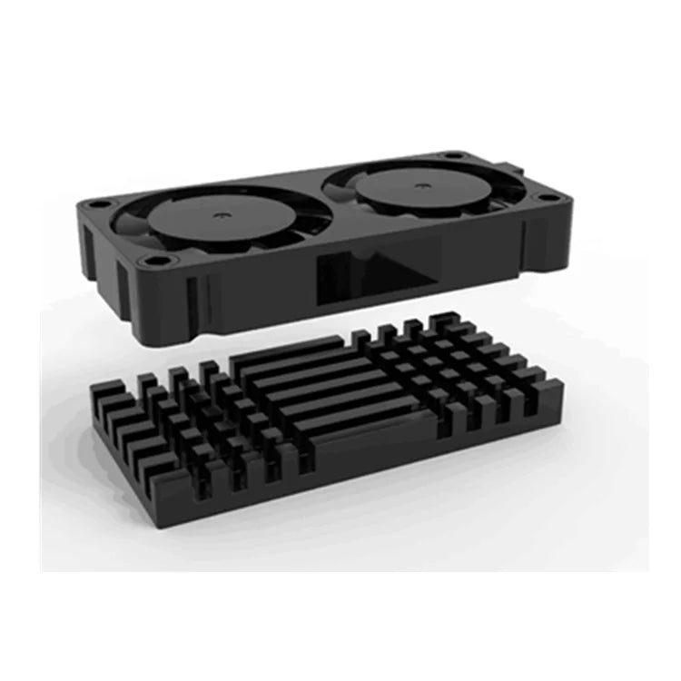 Custom Lonten high quality low noise Raspberry P 3/4 single fan and dual fan Manufacturer