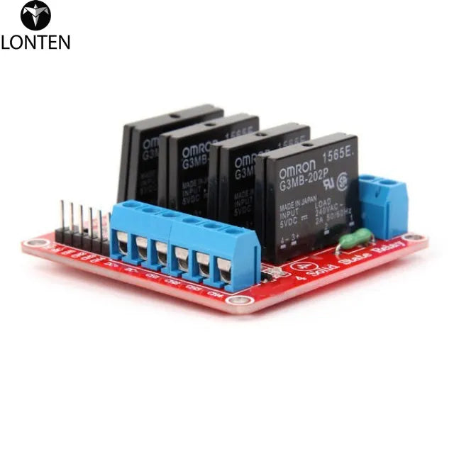 Custom pcb assembly and remote control circuit board 94v0 pcb boards maker 5v 4ch 4 way Solid State Relay Module Manufacturer