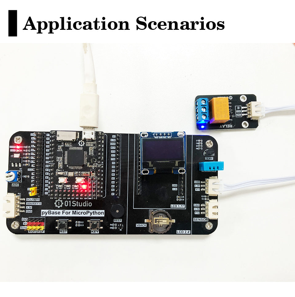 3.3V Relay Module pyBoard Micropython Programming  Custom PCB pcba for tv remote gps tracker 4g pcba