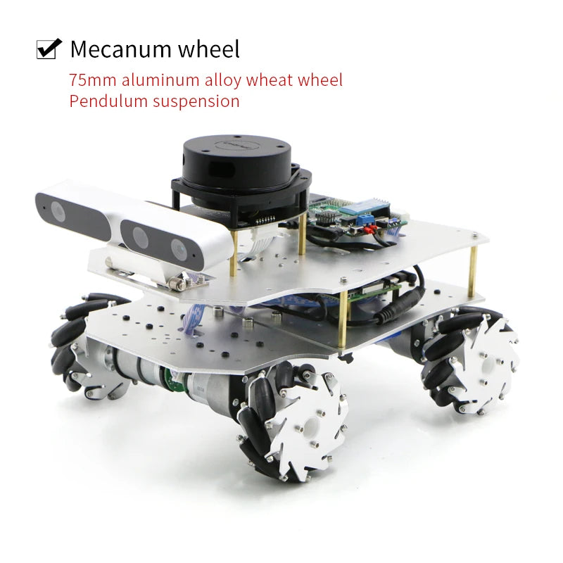 Custom PCBA ROS robot  Visual slam of Ackerman ROS robot chassis radar navigation unmanned vehicle Manufacturer