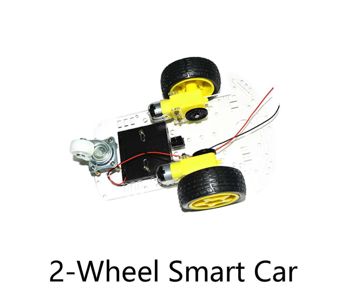 Custom custom 2-Wiel Smart Car Chassis Kit Met Speed Code Disc Slimme Auto Wielen Voor  Diy Kit Manufacturer