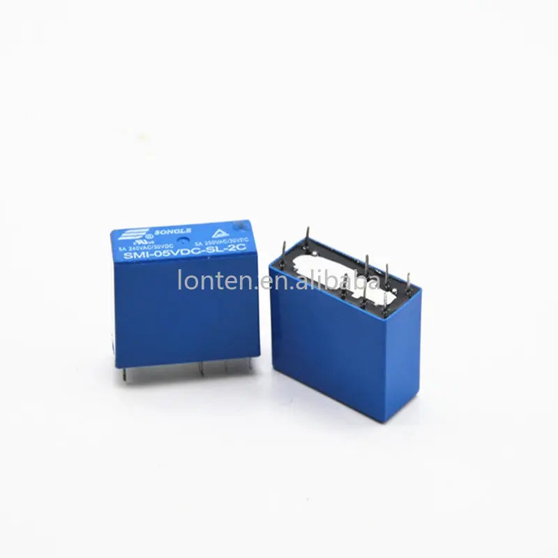 Custom 2PCS SMI-05VDC-SL-2C SMI-12VDC-SL-2C SMI-24VDC-SL-2C 8pin 5A 250VAC/30VDC 5VDC 12VDC 24VDC Power Relay New Manufacturer