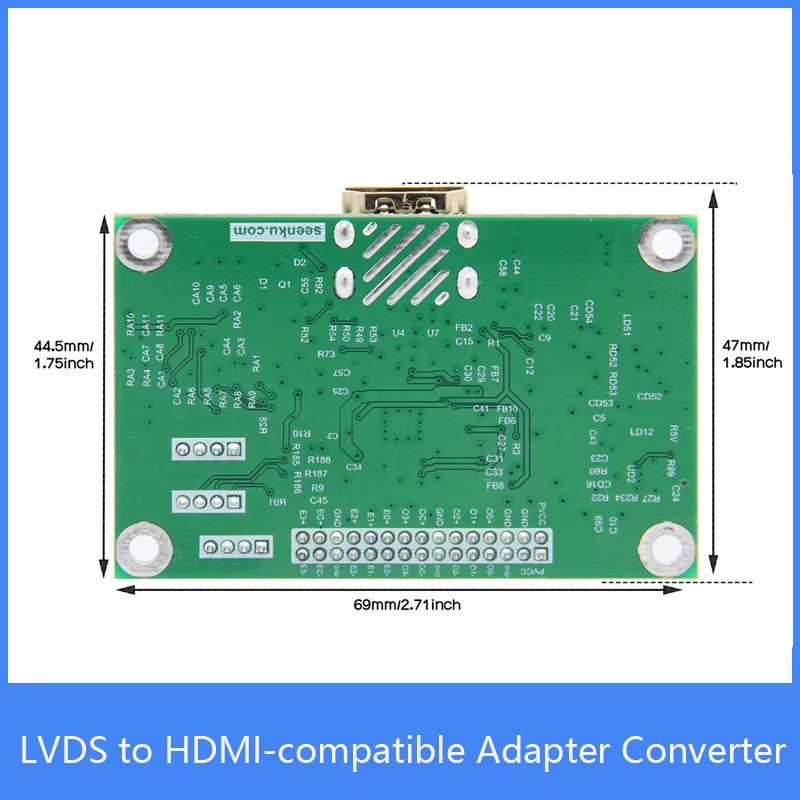 Custom LVDS To HD-Compatible Adapter Board Converter Compatible with 1080P 720P Resolution Support Raspberry Pi Manufacturer