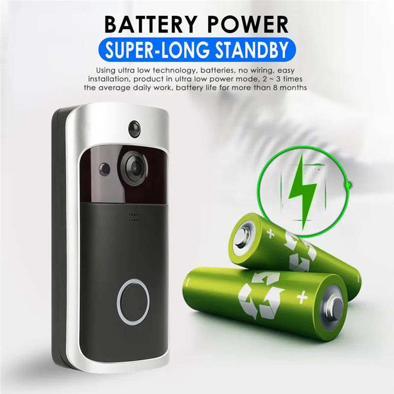 Custom Lonten Smart Home Video Door Bell WIFI HD Waterproof 720P Visual Camera Night Vision IR Intercom Door Ring Phone Security Homeki Manufacturer