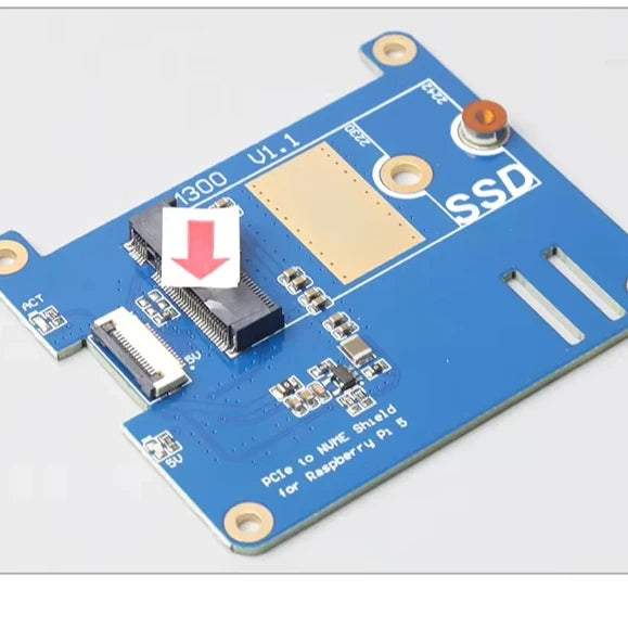 MPS2280 /MPS2242 with Flaw, but Works Fine.Raspberry Pi 5 PCIE to M.2 NVME SSD HAT Custom