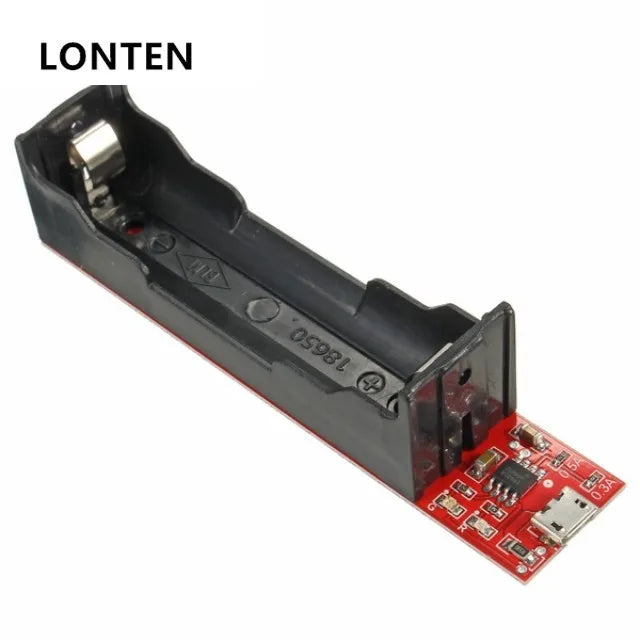 Custom Lonten 5Pcs/lot 18650 Battery Charging Holder Charging Board TP4056 0.3A / 0.5A / 0.8A with protection board Manufacturer