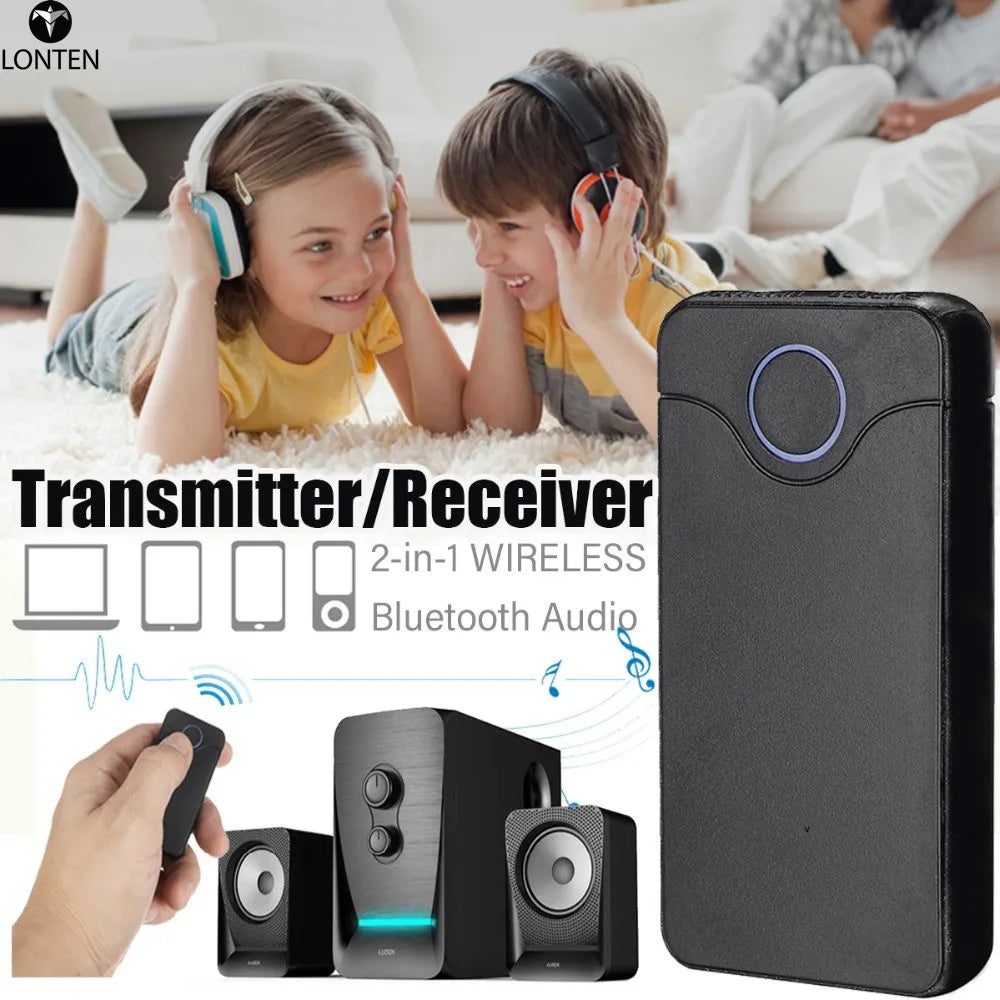 Custom Lonten 2 IN 1 Wireless wireless Receiver Transmitter 3.5MM Port Stereo o Adapter for Mobile Phone Manufacturer