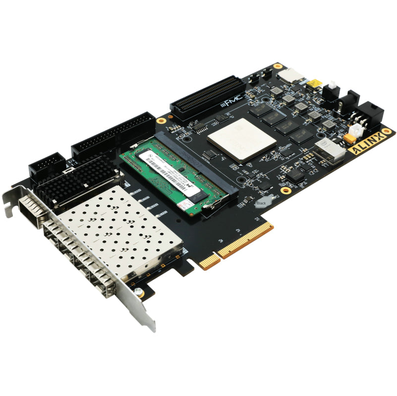 Alinx XILINX FPGA Black Gold Development Board Kintex-7 K7 PCIE accelerator card AX7325 XC7K325T  Custom PCB tdt pcba