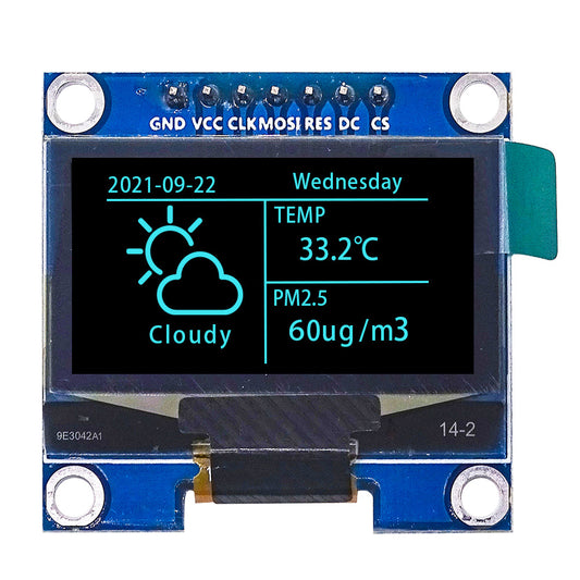 OLED display module 1.3 inch SPI interface SH1106 supports LCD serial screen Custom