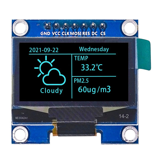 Custom OLED display module 1.3 inch SPI interface SH1106 supports  LCD serial screen Manufacturer